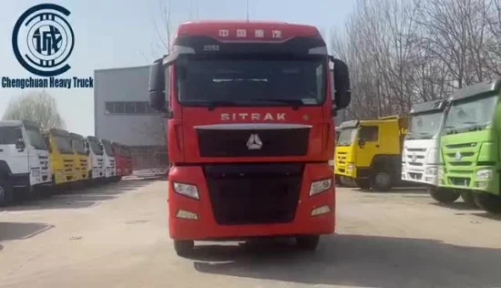 La Cina 2017/2018/2019 anno ha usato la testa 6X4 del camion del trattore di CNG dell'Euro 5 del camion del trattore di 430HP /440 HP Sinotruk WHOO Sitrak T7h CNG ha usato il CNG